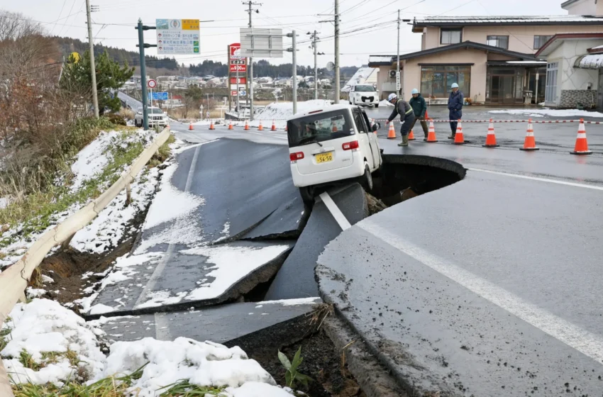  Terremoto de magnitude 7,5 atinge costa do Japão e gera alerta de tsunami; autoridades orientam evacuações