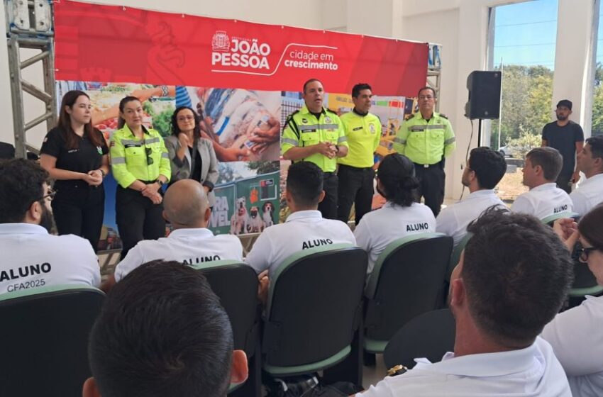  Semob-JP convoca 66 aprovados para terceira turma do curso de formação de agentes de mobilidade em João Pessoa