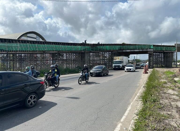  Remoção de escoramentos no viaduto do Bairro das Indústrias começa amanhã, anuncia DER-PB