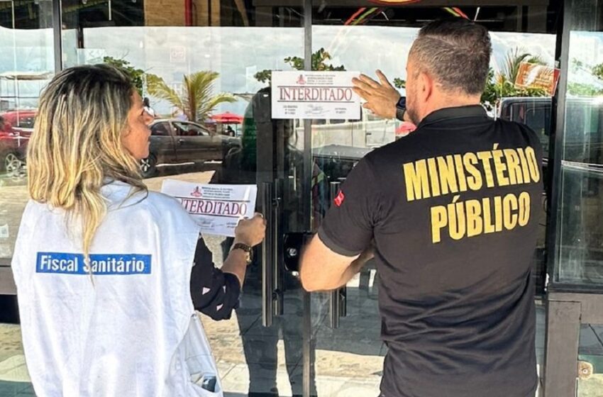  Bar é interditado no Bessa durante fiscalização do MP-Procon e Vigilância Sanitária de JP