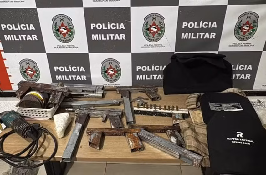  Polícia fecha fábrica clandestina de armas e prende homem em João Pessoa 