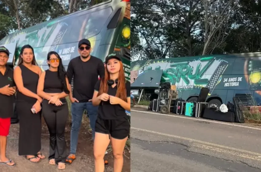  Acidente envolvendo ônibus da banda Mastruz com Leite assusta fãs no Maranhão