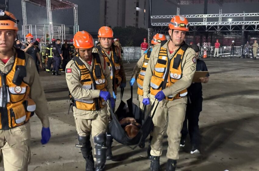  Simulado de emergência com cerca de 400 participantes testa resposta integrada no Parque do Povo em Campina Grande