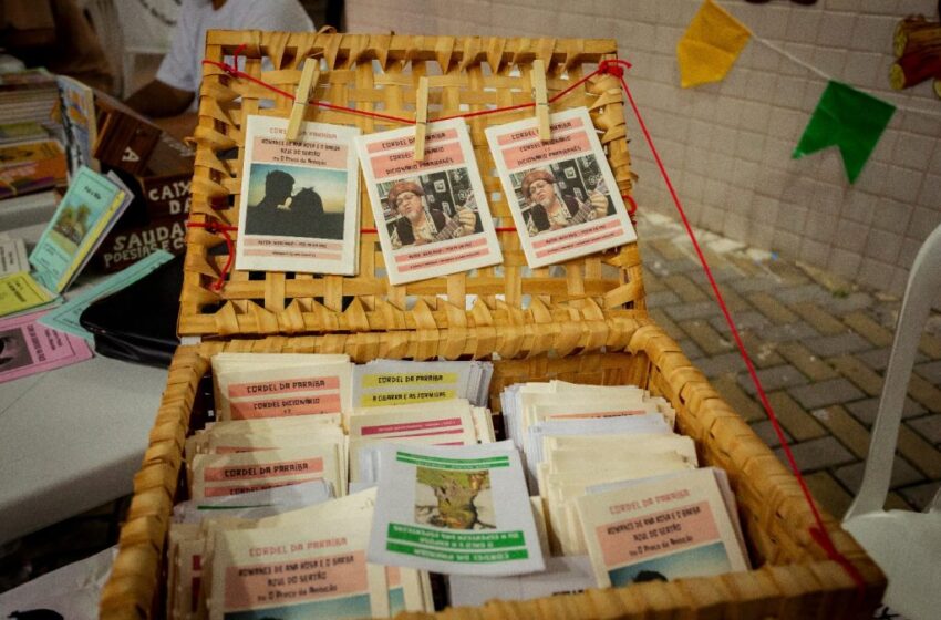  Feira de Cordel celebra cultura nordestina com apresentações de cordelistas e forrozeiros no Busto de Tamandaré