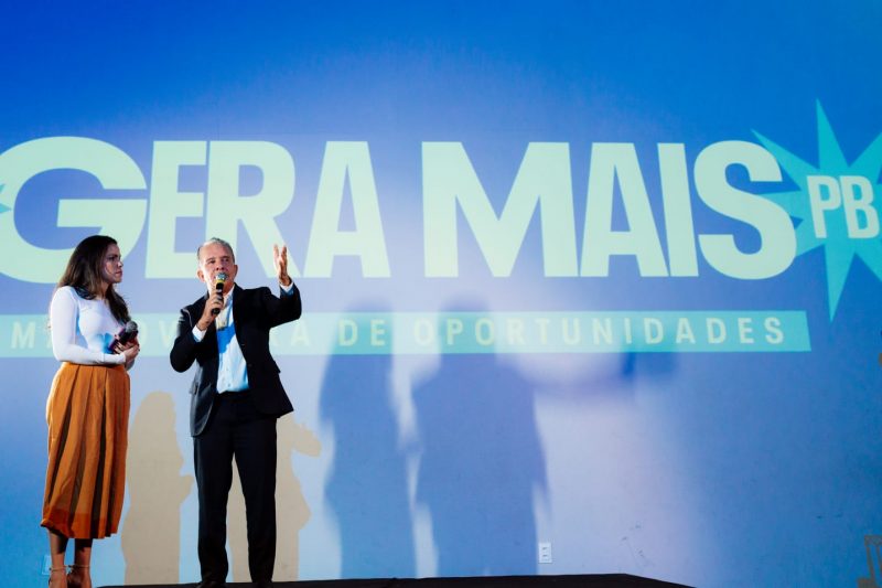  Programa Gera Mais PB é lançado em João Pessoa e promete qualificação profissional para até 1 milhão de paraibanos