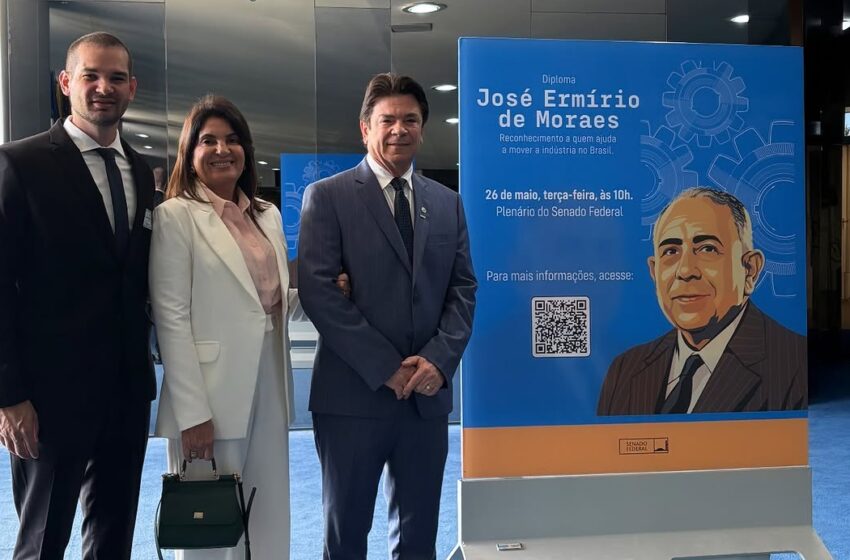  Presidente da FIEPB, Cassiano Pereira recebe homenagem do Senado por contribuição à indústria brasileira; confira o vídeo do momento
