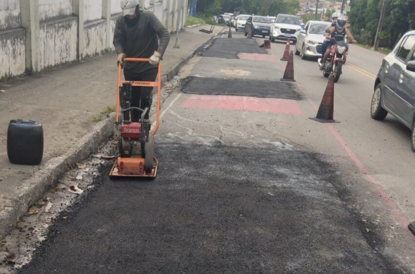  Seinfra realiza operação tapa-buraco em 27 bairros de João Pessoa nesta quarta-feira (6)