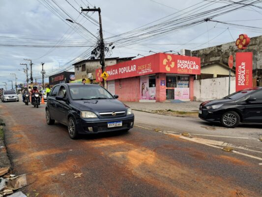  Semob-JP atua após derramamento de óleo na Avenida Mandacaru e reforça alerta sobre riscos no trânsito
