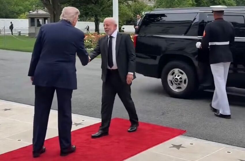  Lula desembarca na Casa Branca para encontro decisivo com Donald Trump