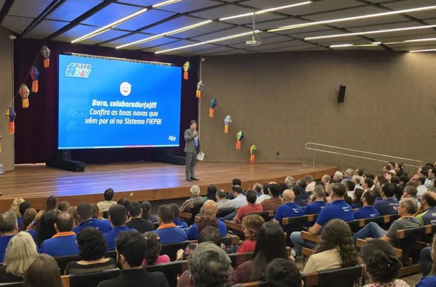  FIEPB Day celebra colaboradores e anuncia reajuste salarial de 10% para profissionais do SENAI Paraíba