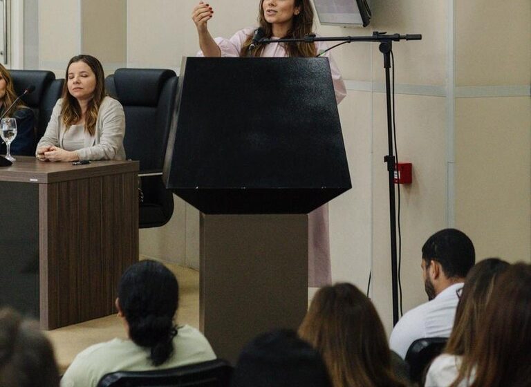  Em evento do MPPB, primeira-dama reforça importância das parcerias na proteção às mulheres