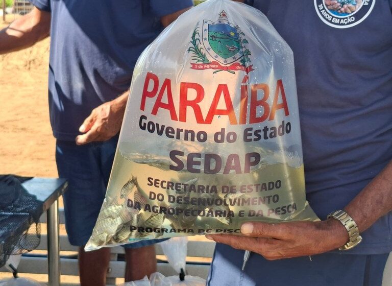  Sedap-PB distribui 200 mil alevinos para fortalecer piscicultura em seis municípios da Paraíba
