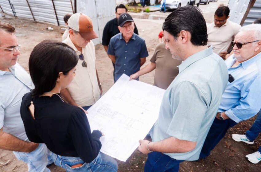 Leo Bezerra visita obra do Ninho do Saber em Gramame, que terá oito novas unidades e 3 mil vagas no próximo ano letivo