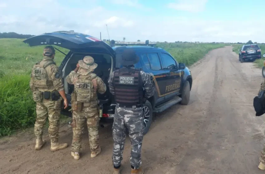  PF, PM e Bombeiros cumprem reintegração de posse no Aeroporto Castro Pinto, em João Pessoa