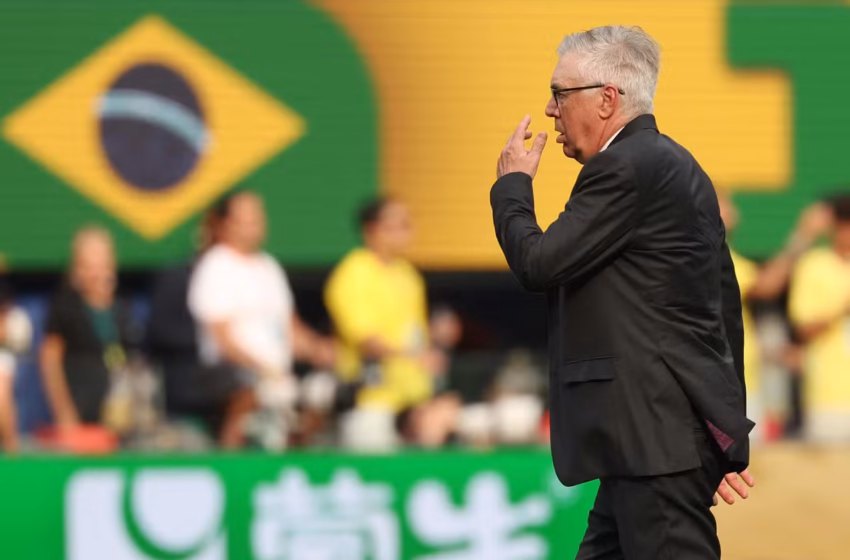  Ancelotti lamenta eliminação, mas vê evolução da Seleção e projeta Copa de 2030