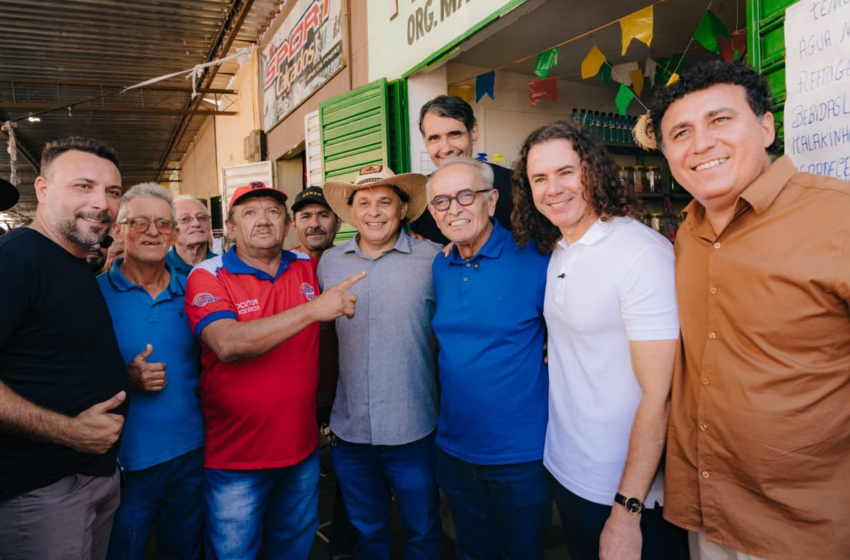  Veneziano participa de atividades em cidades do sertão, ao lado de Cícero e André Gadelha