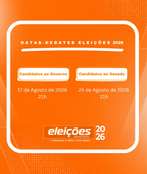  TV Master divulga datas dos debates das Eleições Master 2026; confira