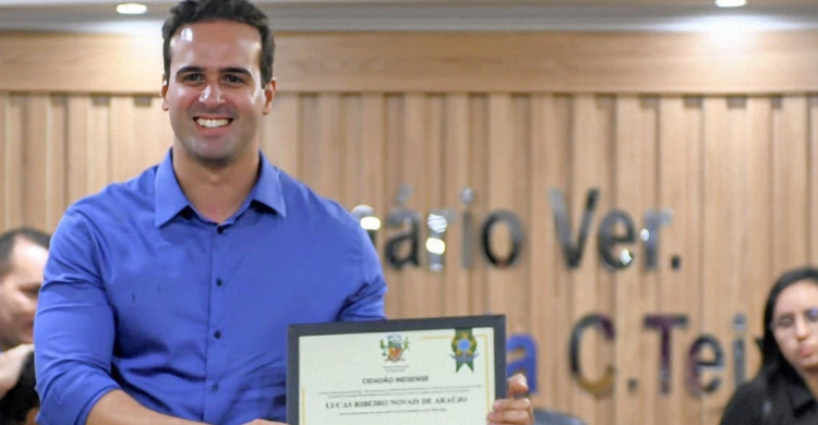  Lucas Ribeiro recebe Título de Cidadania de Dona Inês e acompanha obra em Marcação