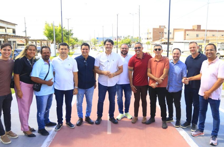  Leo Bezerra inaugura Parque Linear II e reforça investimentos no Valentina