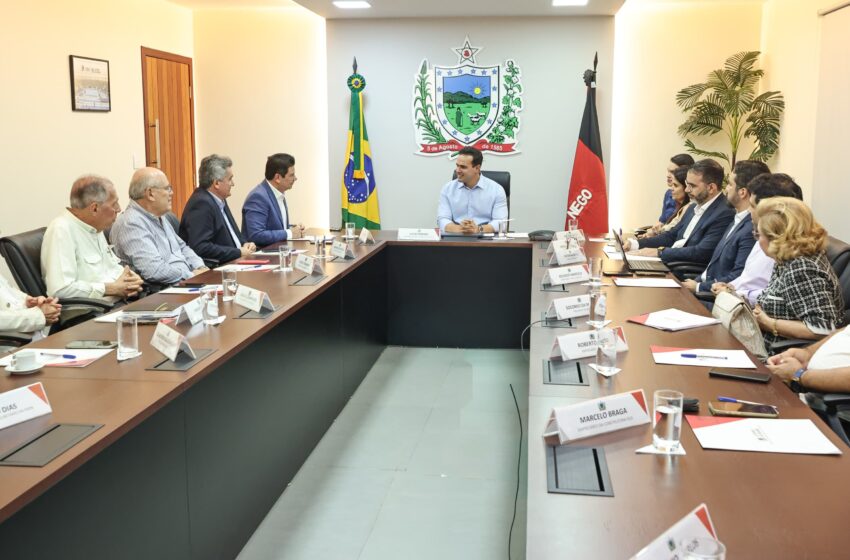  Governador Lucas Ribeiro recebe representantes da Federação das Indústrias para tratar sobre fortalecimento do setor