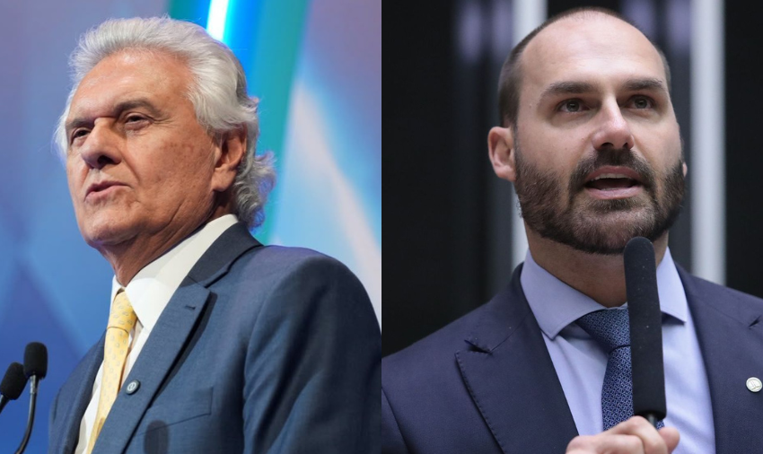  Caiado ironiza Eduardo Bolsonaro em discussão nas redes sociais e o compara ao personagem “Pateta”