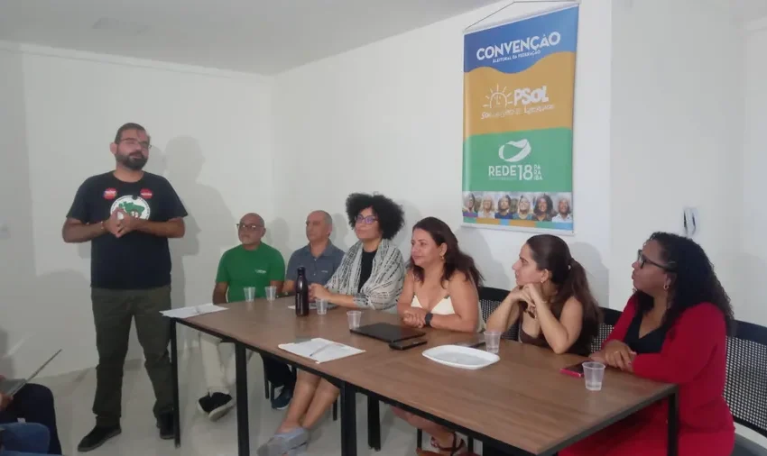  PSOL-Rede decide apoiar Lucas Ribeiro após convenção e barra candidatura de Olímpio Rocha