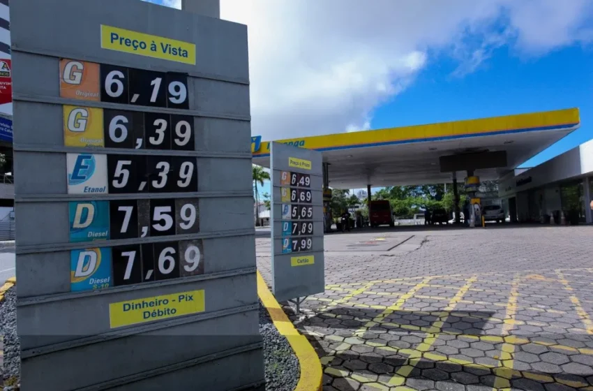  Preço médio da gasolina em Campina Grande é de R$ 6,59, aponta Procon