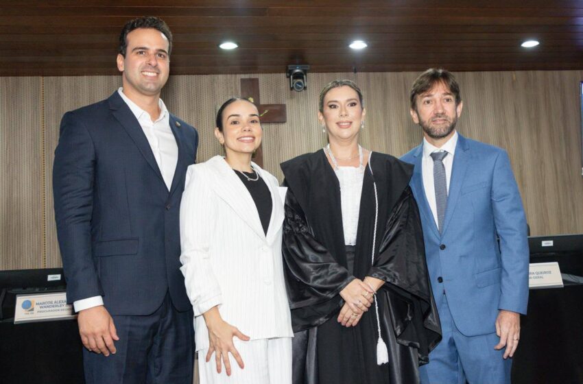  Governador prestigia posse da advogada Giovanna Mayer como membro do TRE-PB
