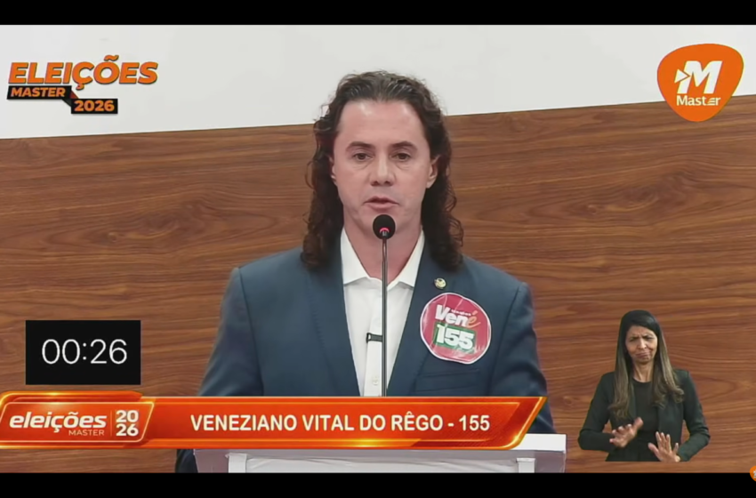  Veneziano acusa Nabor de plagiar proposta durante debate para o Senado