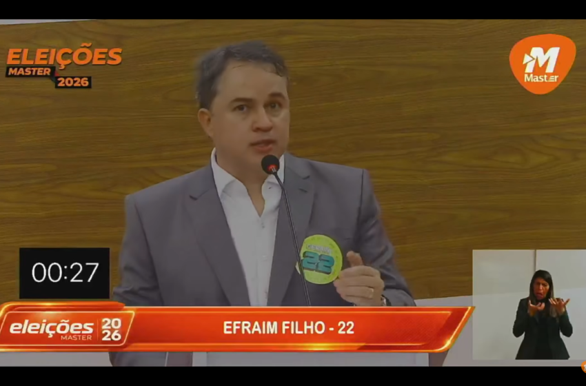  Efraim Filho volta a chamar Aguinaldo Ribeiro para debate durante confronto eleitoral