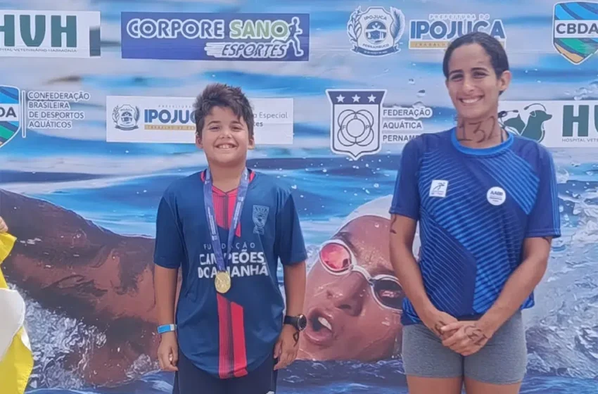  Fundação Campeões do Amanhã conquista 13 medalhas na Copa Brasil de Águas Abertas