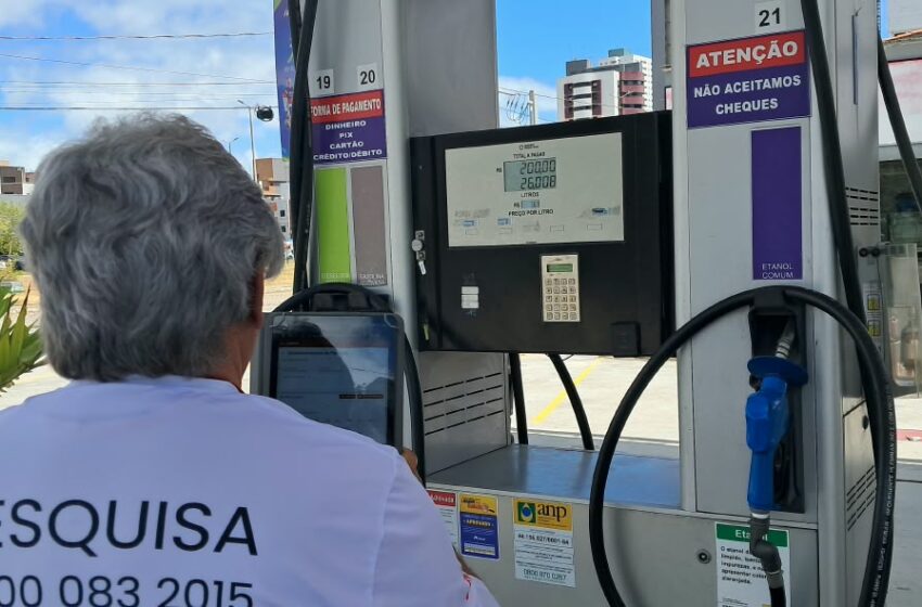  Procon-JP registra alta no menor preço do álcool e do diesel; gasolina se mantém entre R$ 6,18 e R$ 6,69