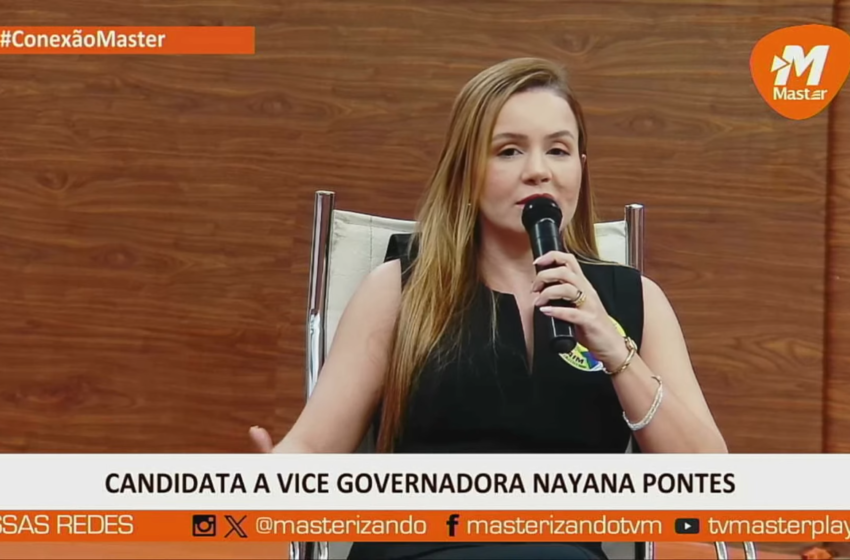  Nayana Pontes rejeita ser “vice figurante” e diz que quer participar de eventual governo