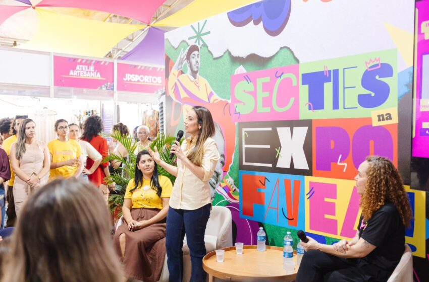 Primeira-dama Camila Mariz participa de painel na Expo Favela e destaca autonomia feminina