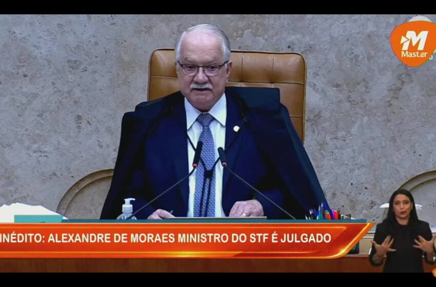  fachin defende equilíbrio no STF antes de voto sobre investigação de moraes