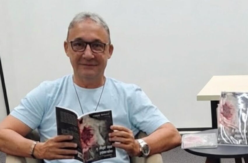  Raniery Abrantes lança livro de sonetos sobre a dor durante evento em Patos