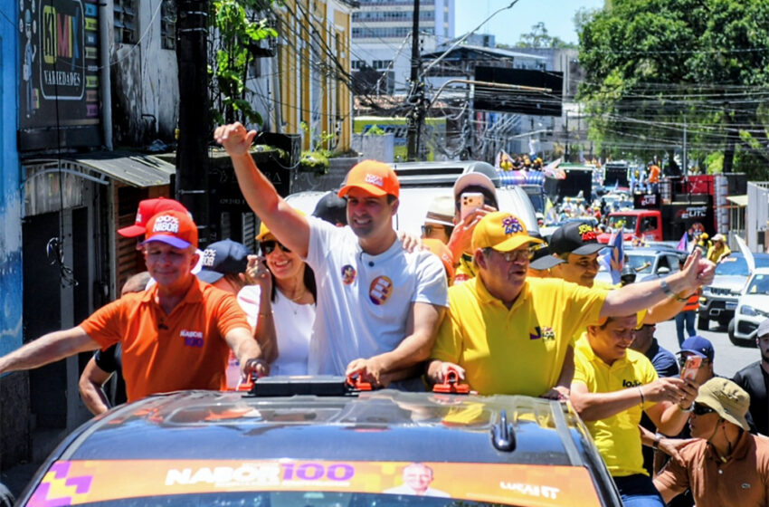  Lucas Ribeiro anuncia novo Hospital Edson Ramalho durante carreata em João Pessoa